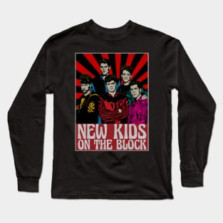 NKOTB 80s Pop Art Fan Art Long Sleeve T-Shirt